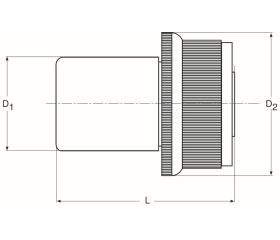 Adaptadores de cuadrado de 1/4