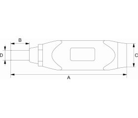 Destornillador dinamométrico ajustable con visor de escala | 6973N-6978N