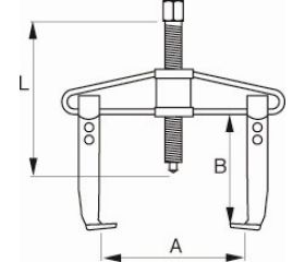 Extractor universal de dos garras | 701