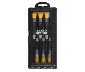 Juego de destornilladores ranurados con agarre de precisión, 1-2,5 mm - 6 unidades | 706-3