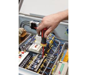 Destornillador a carraca aislado con mango bi-componente | 808060