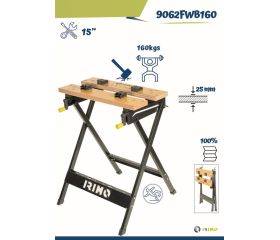 Banco de trabajo plegable | 9062FWB160