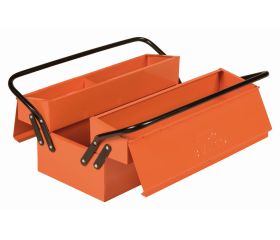 Cajas de herramientas metálicas con 3/5 compartimentos y posibilidad de colocar un candado | 9601
