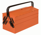 Cajas de herramientas metálicas con 3/5 compartimentos y posibilidad de colocar un candado | 9601