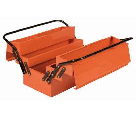 Cajas de herramientas metálicas con 3/5 compartimentos y posibilidad de colocar un candado | 9601