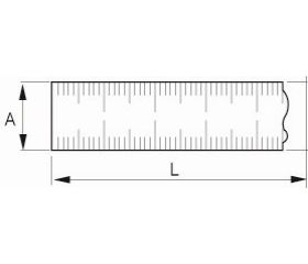Reglas de acero inoxidable métricas | SR