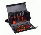Kit de herramientas de electricista en bolsa de cuero, 16 piezas | 982000170