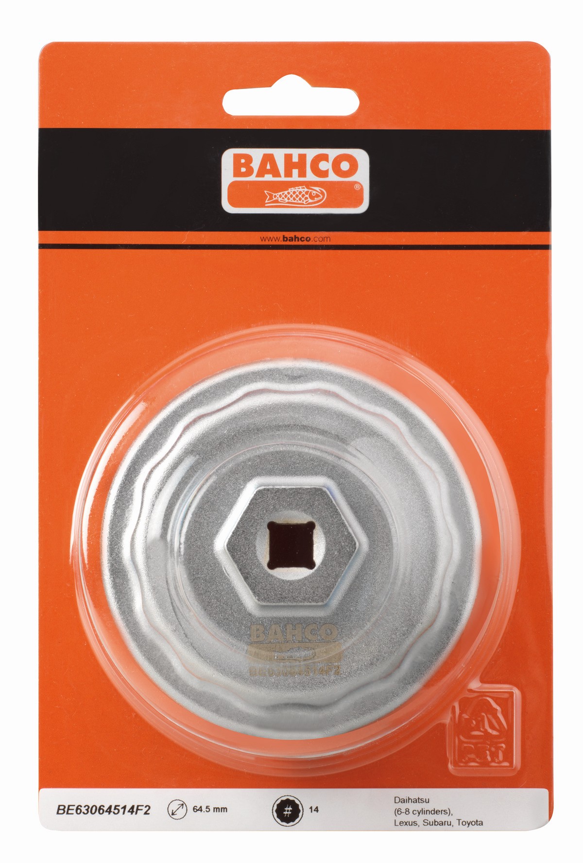 Llave para filtros de aceite de Toyota, Lexus, Subaru y Daihatsu con 4, 6 u 8 cilindros (de 2,5 a 5,7 l) | BE63064514F2