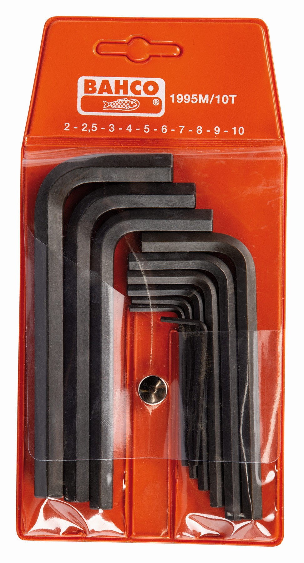 Juego de llaves hexagonales tipo allen y métricas con acabado fosfatado (10 Piezas) | 1995M/10T