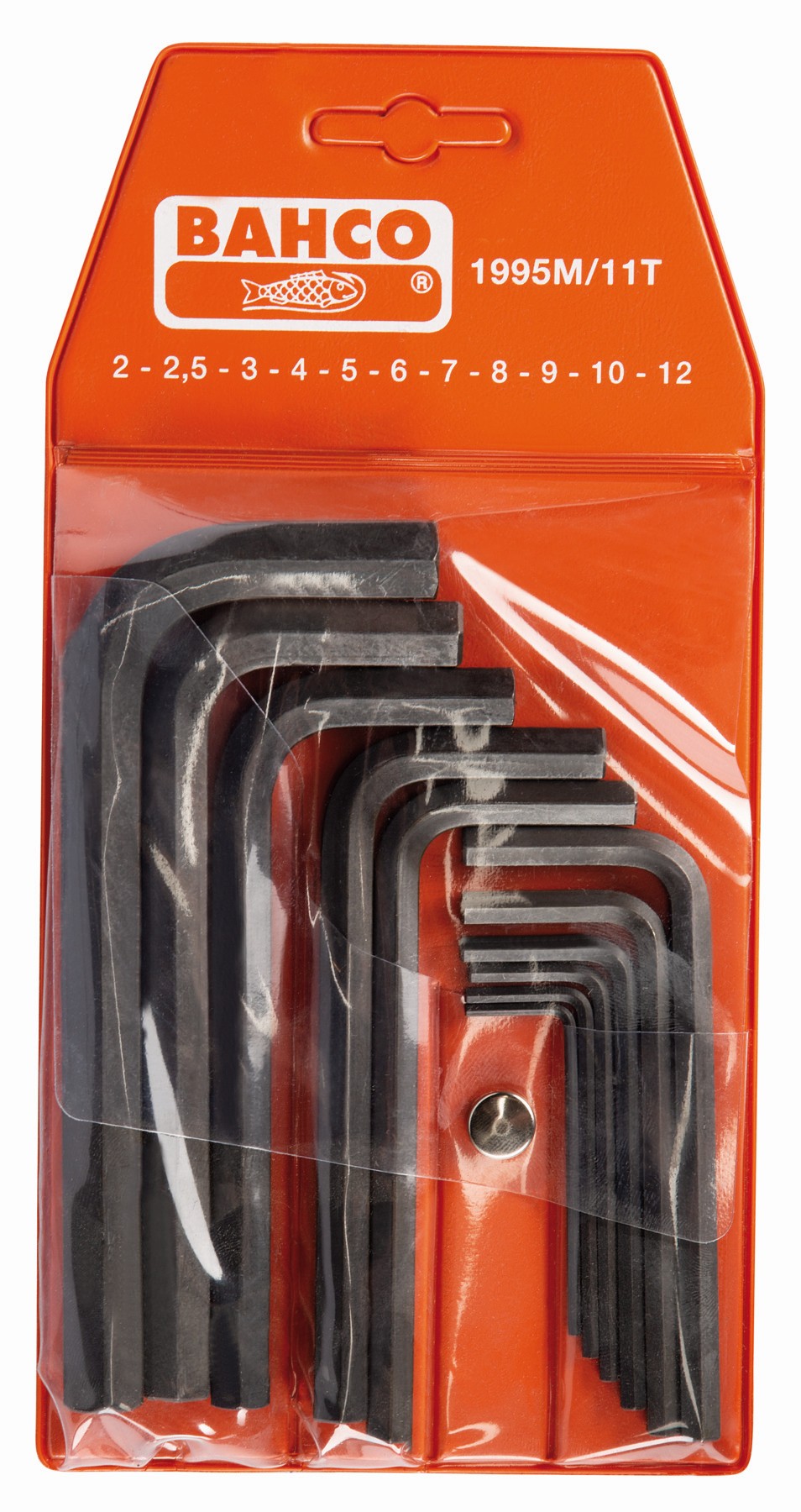 Juego de llaves hexagonales tipo allen y métricas con acabado fosfatado (11 Piezas) | 1995M/11T