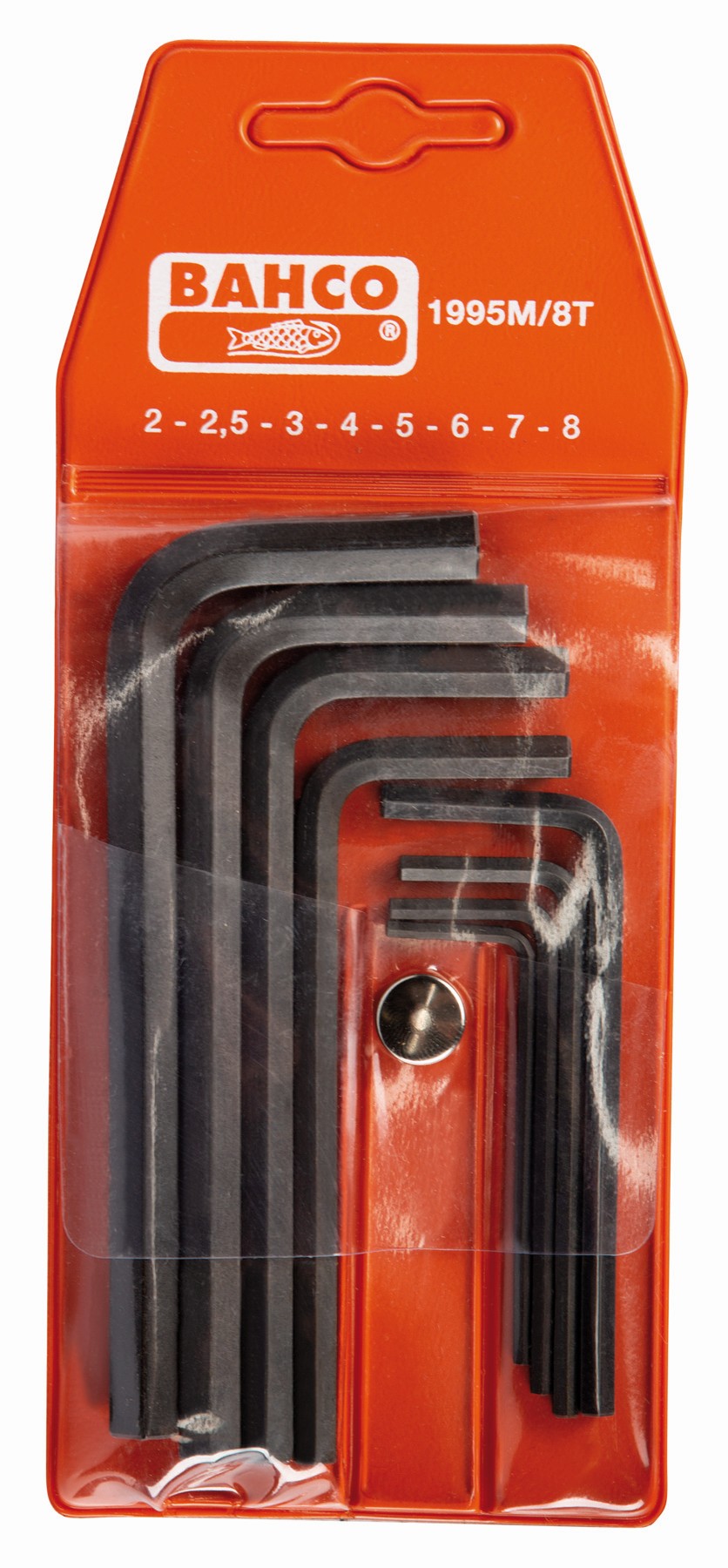 Juego de llaves hexagonales tipo allen y métricas con acabado fosfatado (8 Piezas) | 1995M/8T