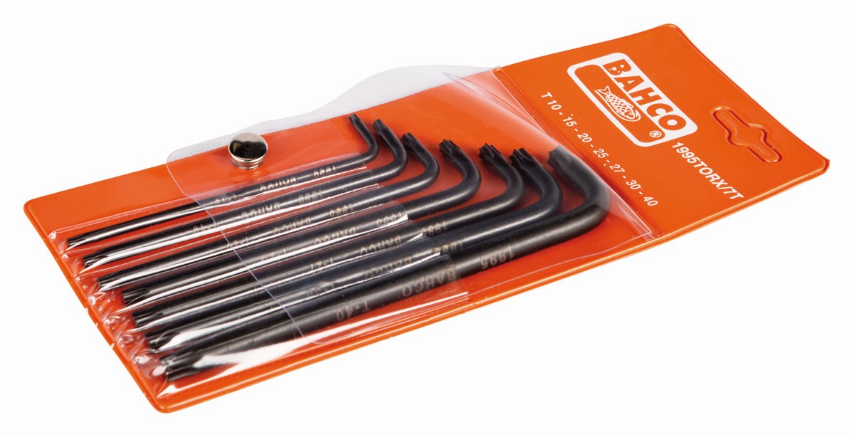 Juego de llaves hexagonales tipo allen TORX® largas y fosfatadas (7 piezas) | 1995TORX/7T