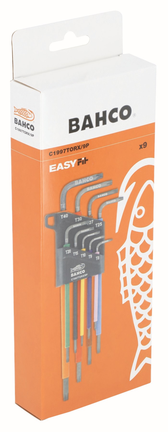 Juego 9 llaves tipo allen TORX® de colores | C1997TORX/9P