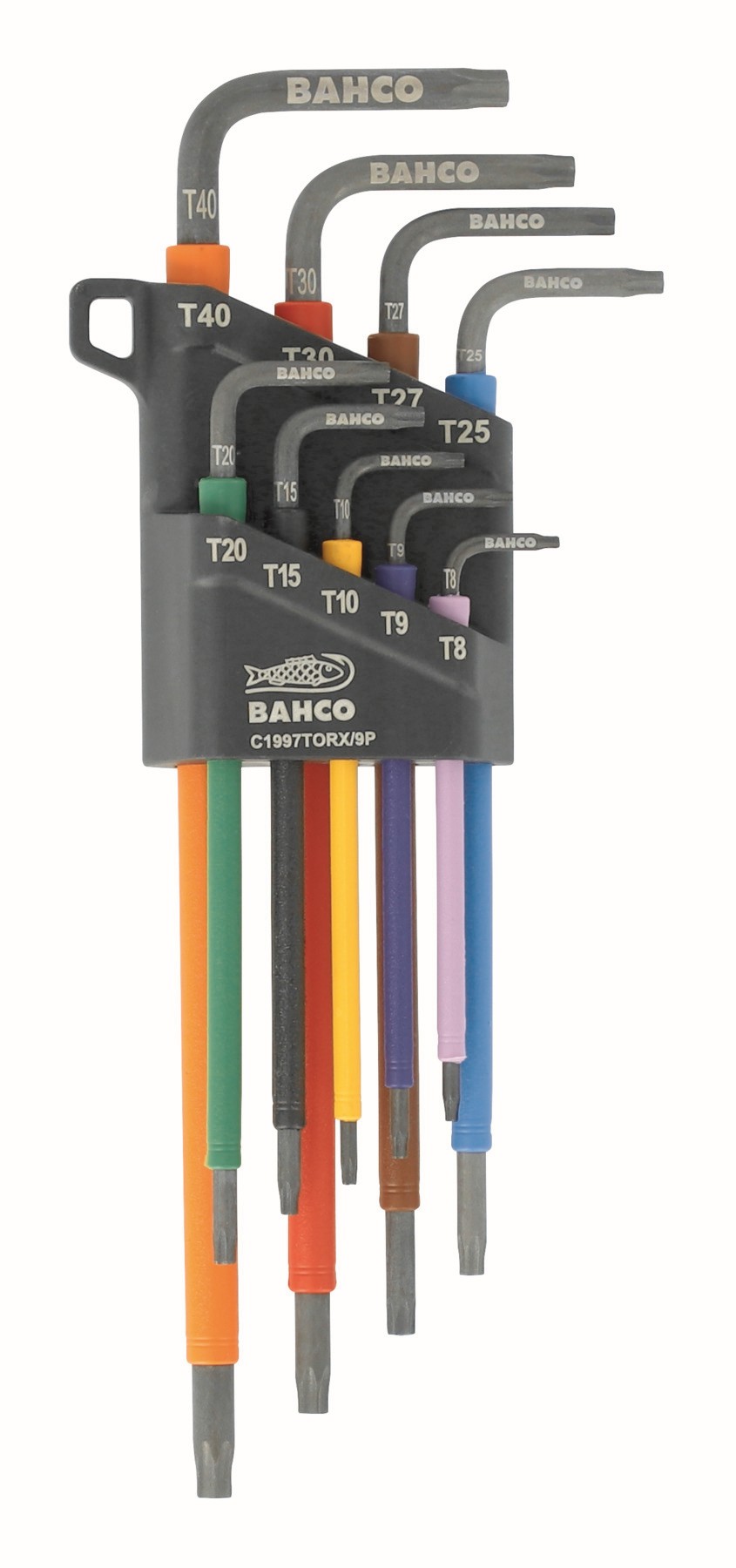 Juego 9 llaves tipo allen TORX® de colores | C1997TORX/9P