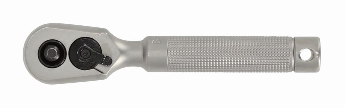 Carraca reversible corta de 1/4