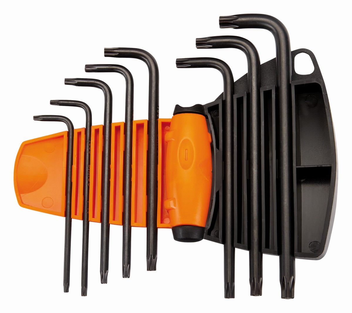 Juego de llaves hexagonales tipo allen TORX® fosfatadas (8 piezas) | BE-9575