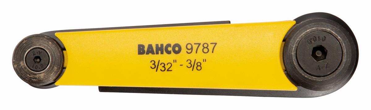 Juego de llaves hexagonales tipo allen en navaja e imperiales con acabado fosfatado (7 Piezas) | BE-9787