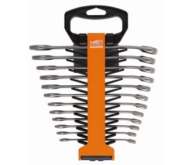 Juego de llaves planas combinadas métricas de 8-19 mm (12 piezas / colgador de plástico) | 111M/SH12