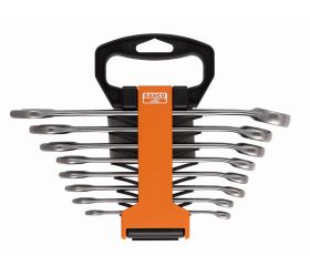 Juego de llaves planas combinadas métricas (8 piezas/soporte de plástico) | 111M/SH8