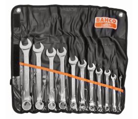 Juego de llaves planas combinadas imperiales (11 piezas / colgador de plástico negro) | 111Z/11T