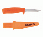 Cuchillo flotante con mango fluorescente y funda protectora 102 mm | 1446-FLOAT-FISH