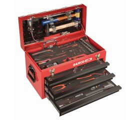 Composición de herramientas para aviación en caja metálica (124 piezas) | 1483KHD3RB-FF7