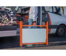 Bancos de trabajo portátiles con encimera de DM y galvanizada. | 1495FWBTD