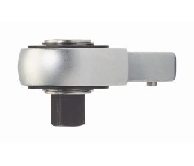 Cabeza intercambiable con cuadradillo pasante de carraca con conector rectangular | 9/14/24/27T