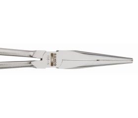 Alicates de boca semirredonda extralargos con mangos recubiertos de PVC y acabado pulido fino | 158-N