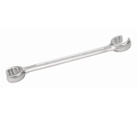 Llaves para racores acodadas de dos bocas imperiales con acabado cromado | 1949Z