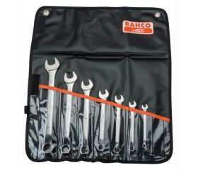 Juego de llaves combinadas acodadas métricas (7 piezas/estuche) | 1952M/T