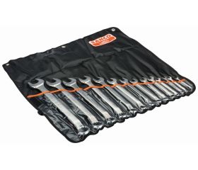 Juego de llaves combinadas acodadas métricas (14 piezas/estuche) | 1952M/14T