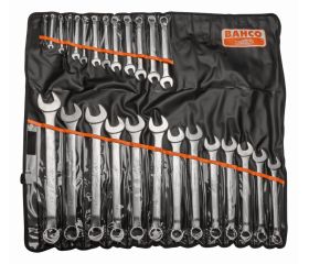 Juego de llaves combinadas acodadas métricas (26 piezas/bolsa) | 1952M/26T