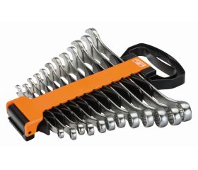 Juego de llaves combinadas acodadas métricas (12 piezas) | 1952M/SH12