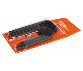 Juego de llaves hexagonales tipo allen y métricas con acabado fosfatado (10 Piezas) | 1995M/10T