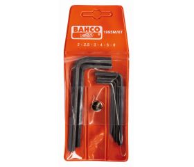 Juego de llaves hexagonales tipo allen y métricas con acabado fosfatado (6 Piezas) | 1995M/