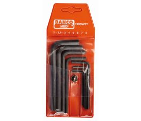 Juego de llaves hexagonales tipo allen y métricas con acabado fosfatado (8 Piezas) | 1995M/8T