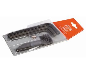 Juego de llaves hexagonales tipo allen e imperiales con acabado fosfatado (10 Piezas) | 1995Z/