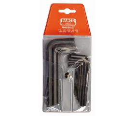 Juego de llaves hexagonales tipo allen e imperiales con acabado fosfatado (10 Piezas) | 1995Z/