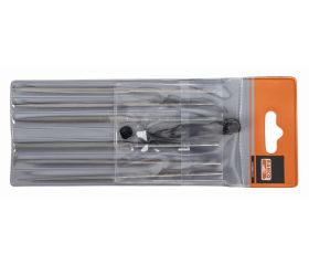 Juego de limas de aguja, picado entrefino sin mango 160 mm - 6 unidades | 2-470-16-1-0