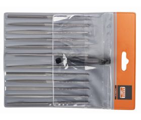 Juego de limas de aguja, corte suave, sin mango, 140 mm: 12 unidades | 2-472-14-2-0