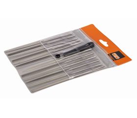 Juego de limas de aguja, picado entrefino sin mango 160 mm - 12 unidades | 2-472-16-1-0