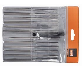 Juego de limas de aguja, corte suave sin mango 160 mm - 12 unidades | 2-472-16-2-0