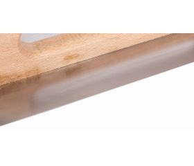 Llanas con hoja de acero inoxidable y mango largo de madera de álamo | 2045