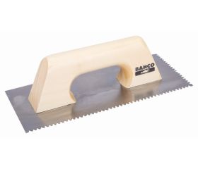 Llanas con hoja de acero al carbono con dientes dentados triangulares y mango de madera | 209