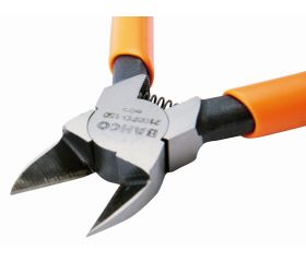 Alicates de corte diagonal con mangos recubiertos de PVC y acabado fosfatado | 2100PD