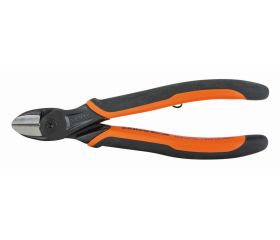 Alicates de corte diagonal ERGO™ con mangos bi-componentes de apertura automática y acabado fosfatado | 2101G