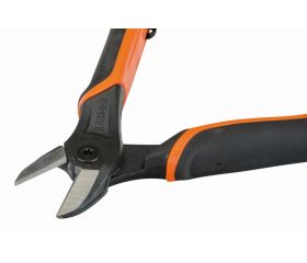 Alicates de corte diagonal ERGO™ con mangos bi-componentes de apertura automática y acabado fosfatado | 2101G