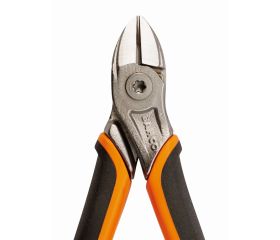 Alicates de corte diagonal ERGO™ con mango bi-componente de apertura automática y acabado cromado niquelado | 2101GC