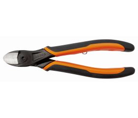 Alicates de corte diagonal ERGO™ con mango bi-componente de apertura automática y acabado fosfatado para plástico | 2101PG